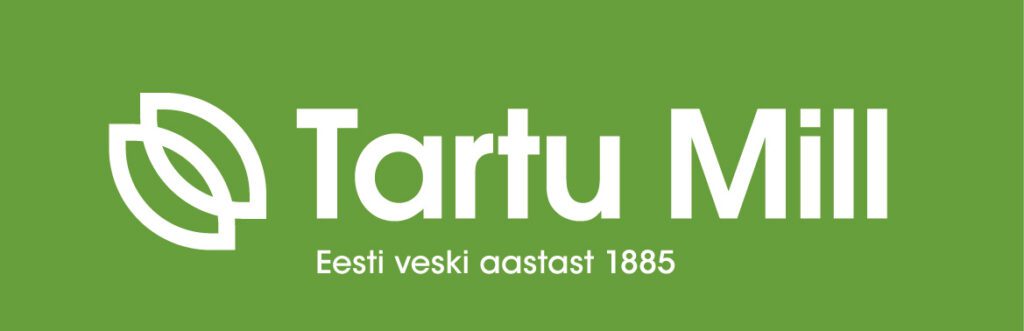 tartu mill logo horisontaalne roheline sloganiga cmyk